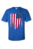 Unisex Fight for your Freedom USA Flag  Short Sleeve T-shirt