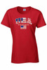 USA Flag T Shirt Women's Juniors Original American Pride