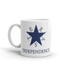 Conrad Texas Independence White glossy mug