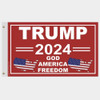 Trump 2024 God America Freedom Flag - Made in USA