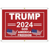 Trump 2024 God America Freedom Flag - Made in USA