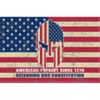 American Patriot Since 1776 Defending Our Constitution Vintage Flag - Made in USA