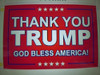 Thank You Trump God Bless America Flag - Made in USA