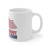 US Patriot Flag Logo Ceramic Mug 11oz
