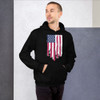 Distressed American Flag Unisex Hoodie