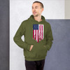 Distressed American Flag Unisex Hoodie