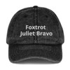 Foxtrot Juliet Bravo  Vintage Cotton Twill Cap