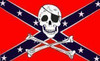 Rebel Pirate Flag 3x5 Economical