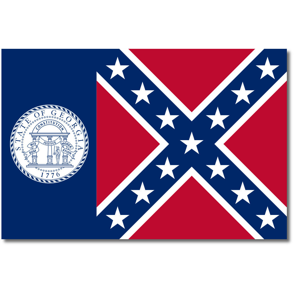 Old Georgia Flag 1956 to 2001 for sale