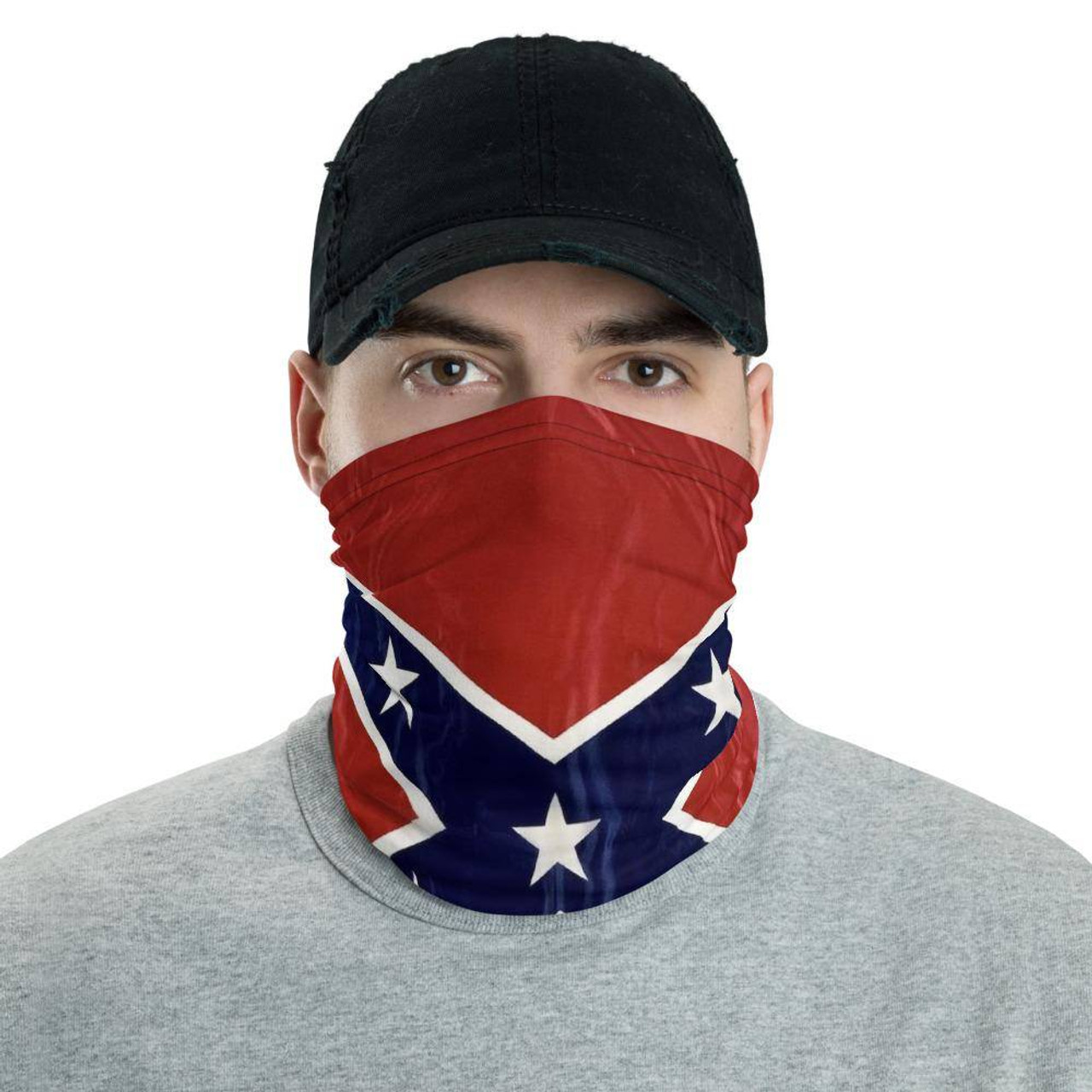 Rebel Flag Neck Gaiter Face Mask