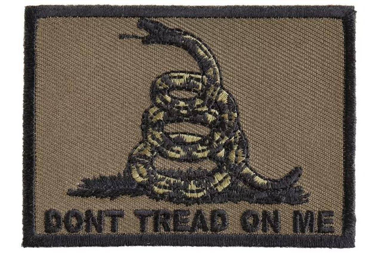 Don't Tread on Me Patch Ranger Green