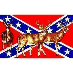 Rebel Deer Flag 3 X 5 ft. Standard