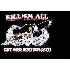 Kill Em All, Let God Sort 'em Out! Flag 3x5 ft. Economical