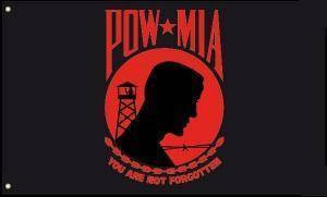 POW MIA Red Flag 3x5 ft economical