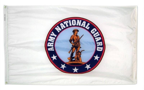 US Army National Guard Seal Flag 3x5 ft Economical