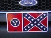 Tennessee Battle License Plate