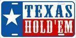 Texas Hold Em Poker License Plate