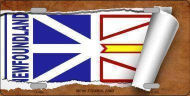 Newfoundland Flag License Plate