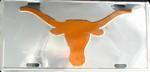 Texas Longhorns Chrome License Plate