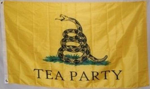 Gadsden Tea Party Flag 3x5 ft. Economical