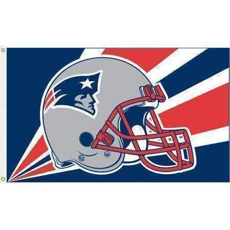 New England Patriots Helmet Flag 3 x 5 ft