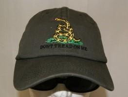 Gadsden Don't Tread on Me Wash Cap Olive Green