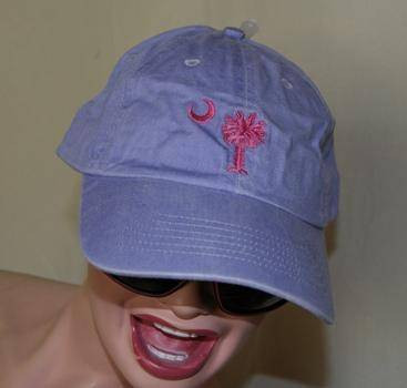 Periwinkle and Pink South Carolina Cap