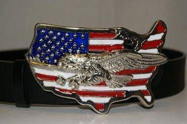 USA Eagle Belt Buckle