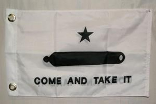 Gonzales Come and Take It Cannon Flag 12 x 18 inch with grommets