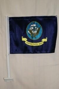 US Navy Double Sided Car Flag