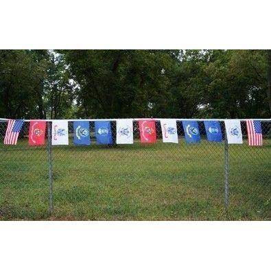 Military 12 x 18 String Flags
