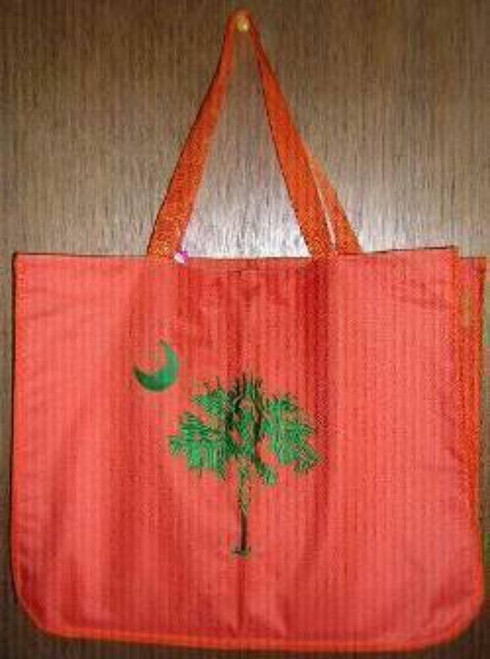 South Carolina Green and Orange Beach Bag