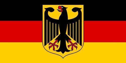 Germany With Eagle Bumper Sticker
