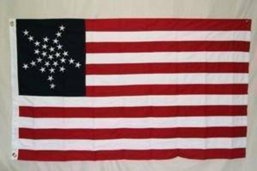 Texas Great Luminary 28 Star US Flag Cotton 3x5