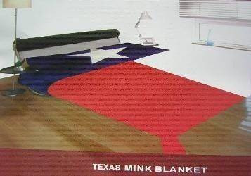Texas Mink Blanket - Queen Size - Clearance