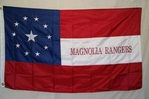Texas Cavalry Magnolia Rangers Flag Nylon Embroidered 3 x 5 ft.