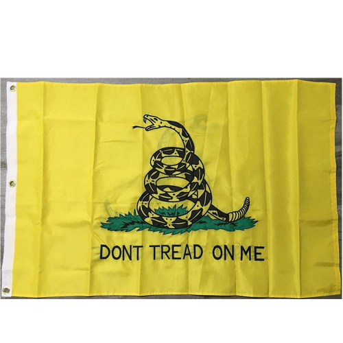 Gadsden Flag, Don't Tread On Me Nylon Embroidered Flag 3x5 ft.