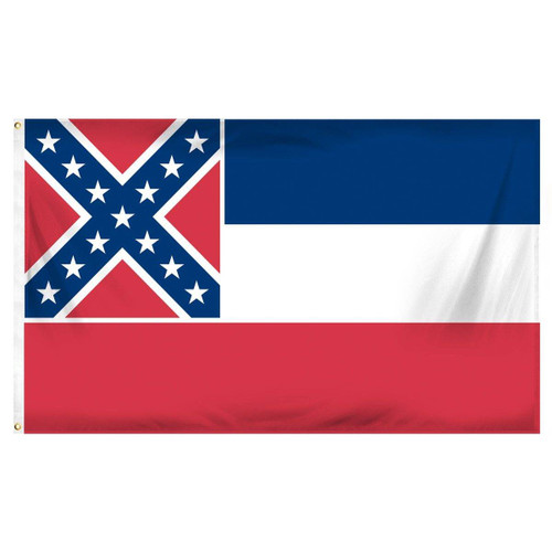 Classic State of Mississippi Flag - Outdoor - Nylon Embroidered