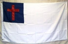 Christian Flag 2 ply Nylon 5x8 ft
