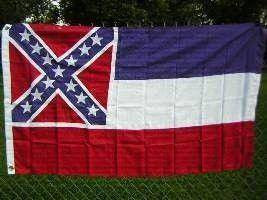 Mississippi Flag 2 Ply Nylon Embroidered 2x3 ft