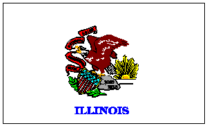 State of Illinois Flag 2 X 3 ft. Junior