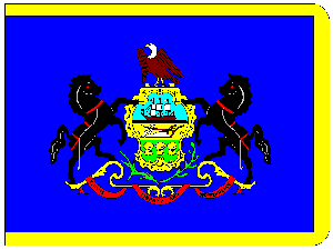 State of Pennsylvania Flag 4 X 6 ft. Large