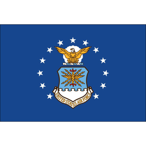 U.S. Air Force USAF Flag 4x6 inch on a stick
