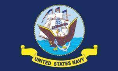 U.S. Navy Flag 12 X 18 inch with grommets Standard