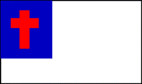 Christian Flag 2 X 3 ft. Junior