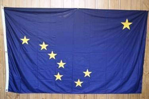 Alaska Standard Flag 3 x 5 ft. with Fringe
