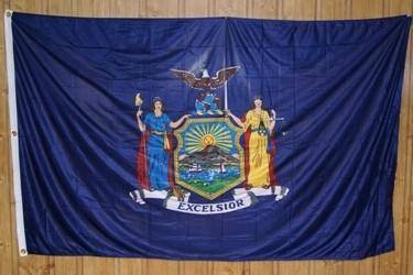 New York Knitted Nylon 5 x 8 Flag