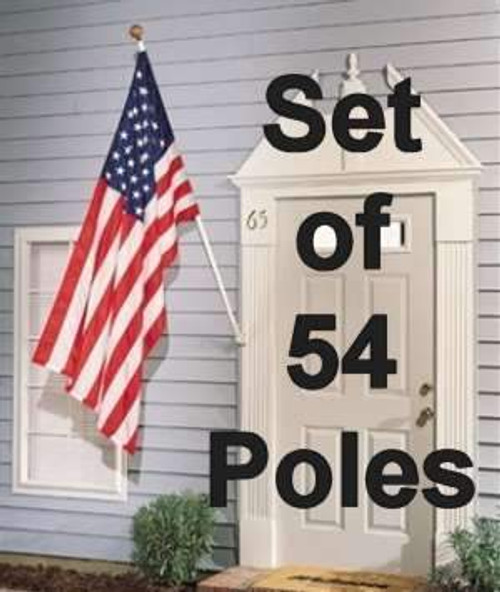 54 Flag Pole Set