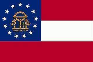 Georgia Flag 3 x 5 Poly-Max (USA Made)