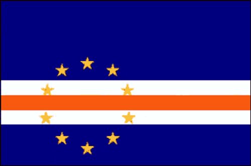 Cabo Verde 2 x 3 Nylon Dyed Flag (USA Made)